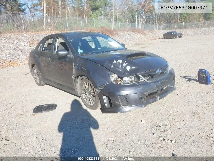 2013 Subaru Impreza Wrx VIN: JF1GV7E63DG007971 Lot: 40823581