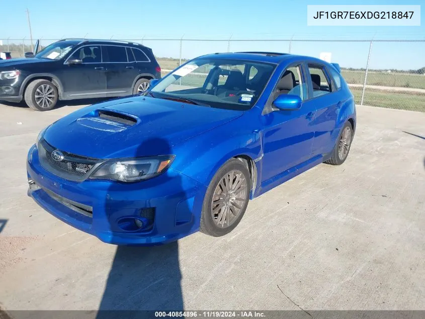 2013 Subaru Impreza Wrx Premium VIN: JF1GR7E6XDG218847 Lot: 40854896