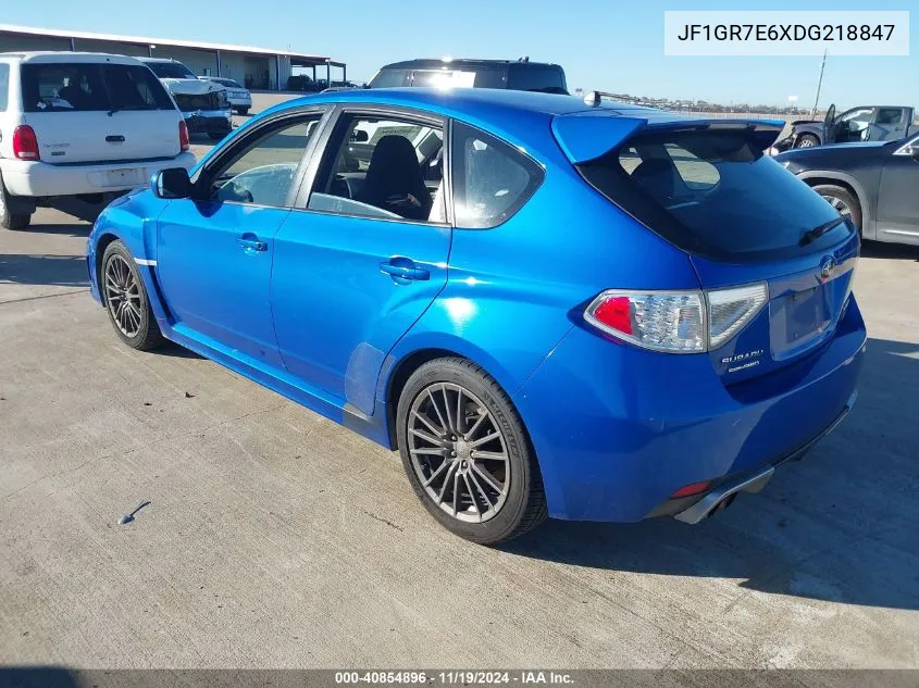 2013 Subaru Impreza Wrx Premium VIN: JF1GR7E6XDG218847 Lot: 40854896