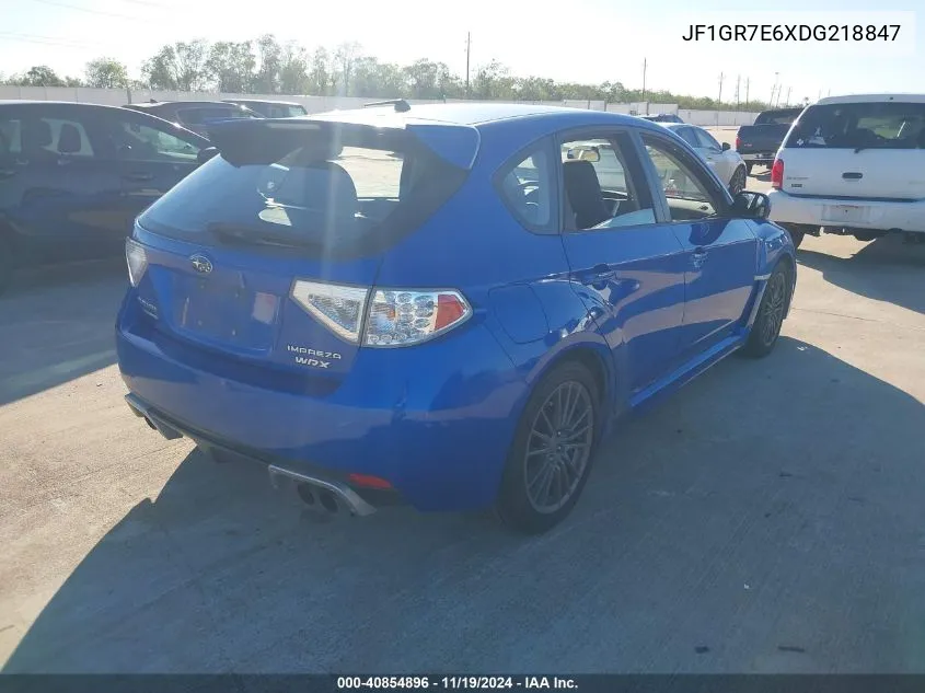 2013 Subaru Impreza Wrx Premium VIN: JF1GR7E6XDG218847 Lot: 40854896