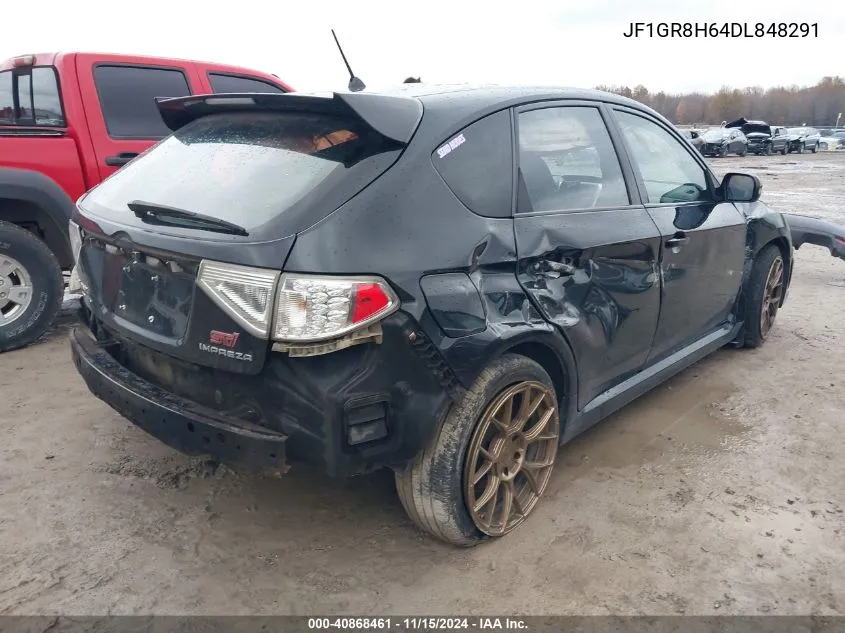 2013 Subaru Impreza Wrx Sti VIN: JF1GR8H64DL848291 Lot: 40868461