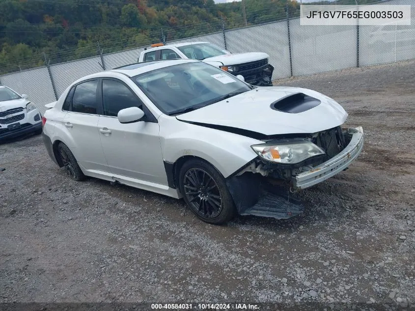 2014 Subaru Impreza Wrx Premium VIN: JF1GV7F65EG003503 Lot: 40584031