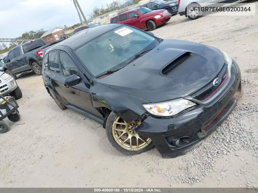 2014 Subaru Impreza Wrx Limited VIN: JF1GR7E68EG200364 Lot: 40600188