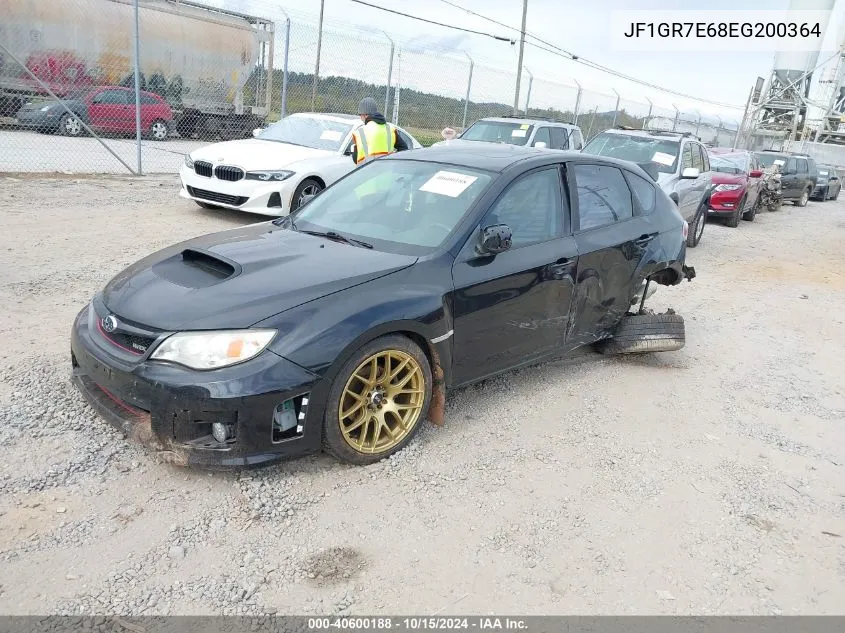 2014 Subaru Impreza Wrx Limited VIN: JF1GR7E68EG200364 Lot: 40600188