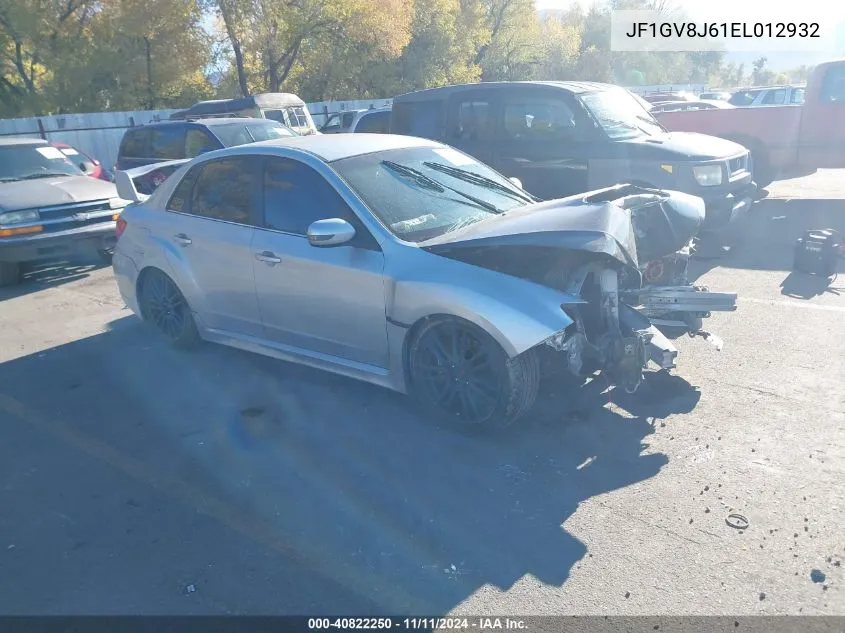 2014 Subaru Impreza Wrx Sti VIN: JF1GV8J61EL012932 Lot: 40822250