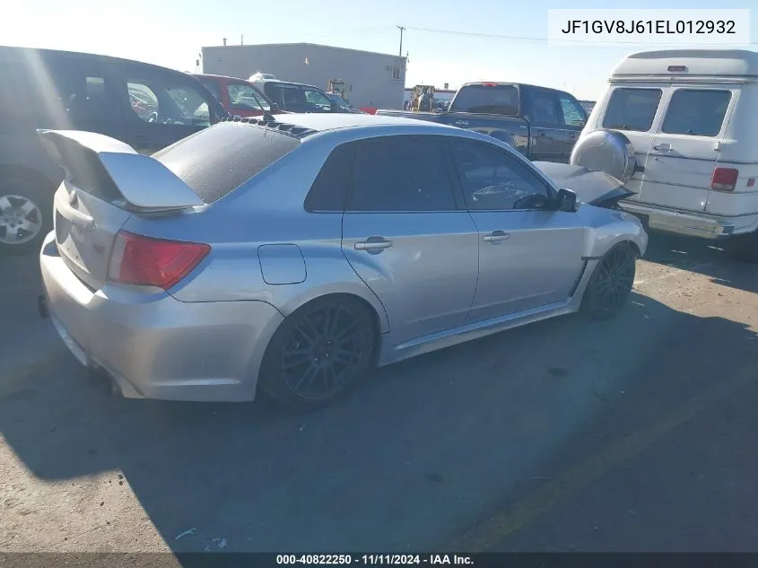 2014 Subaru Impreza Wrx Sti VIN: JF1GV8J61EL012932 Lot: 40822250