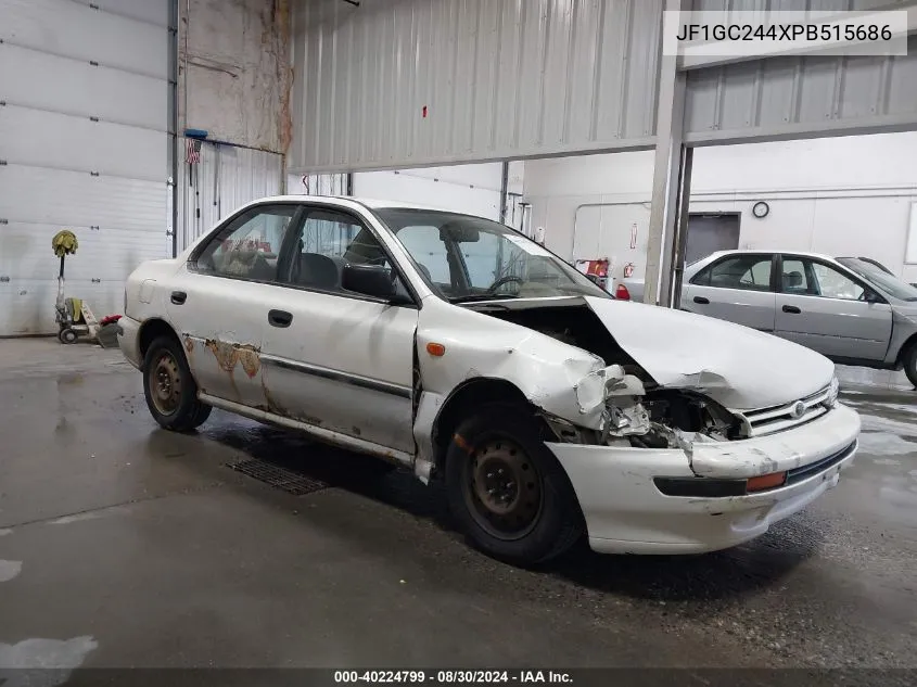 1993 Subaru Impreza L Plus VIN: JF1GC244XPB515686 Lot: 40224799