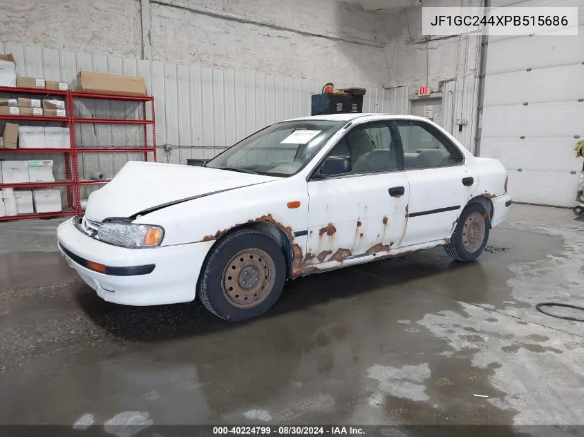 1993 Subaru Impreza L Plus VIN: JF1GC244XPB515686 Lot: 40224799