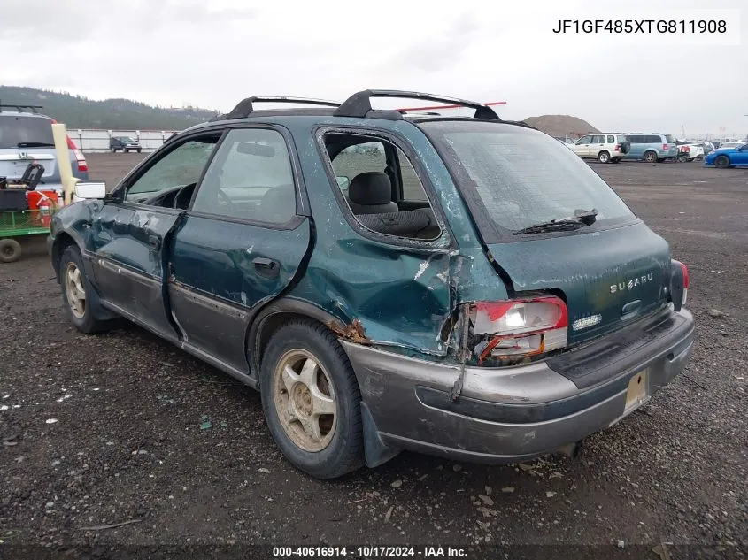 1996 Subaru Impreza Outback VIN: JF1GF485XTG811908 Lot: 40616914