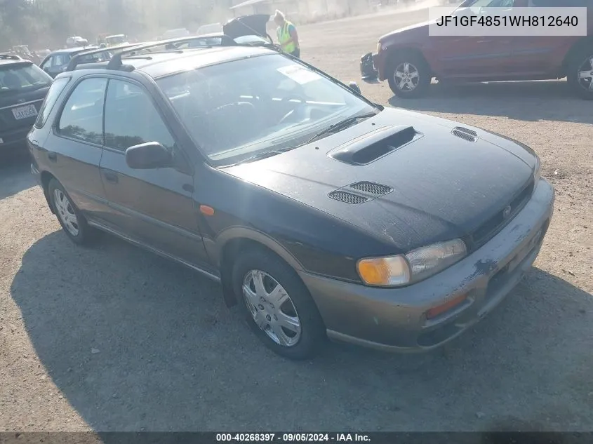 1998 Subaru Impreza Outback VIN: JF1GF4851WH812640 Lot: 40268397