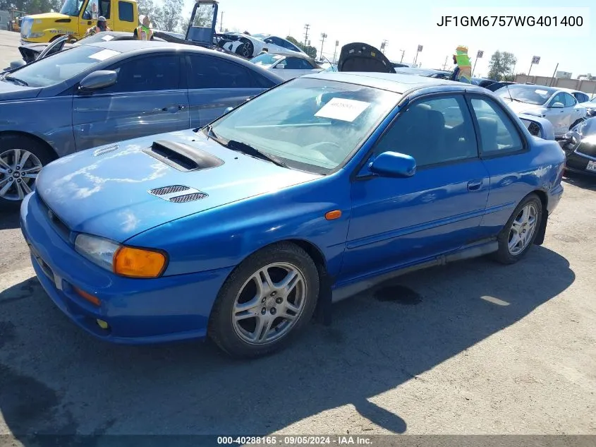 JF1GM6757WG401400 1998 Subaru Impreza 2.5Rs