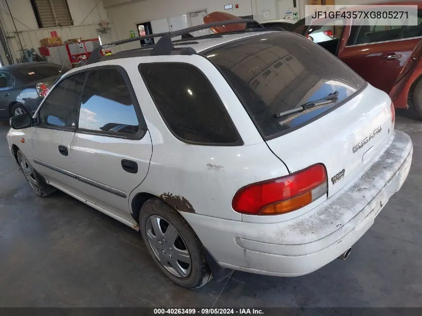 1999 Subaru Impreza L VIN: JF1GF4357XG805271 Lot: 40263499