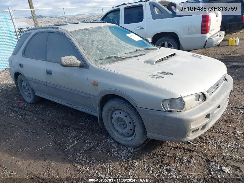 1999 Subaru Impreza Outback Sport VIN: JF1GF4857XH813759 Lot: 40735783