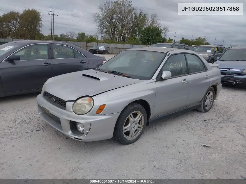 JF1GD29602G517868 2002 Subaru Impreza Wrx