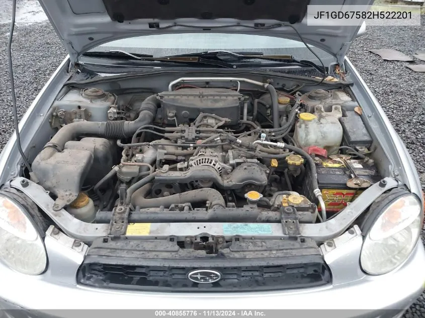 JF1GD67582H522201 2002 Subaru Impreza 2.5Rs