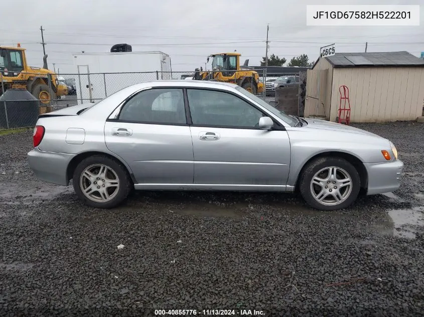 JF1GD67582H522201 2002 Subaru Impreza 2.5Rs