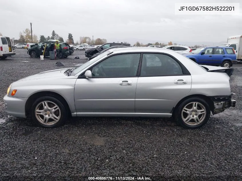 JF1GD67582H522201 2002 Subaru Impreza 2.5Rs