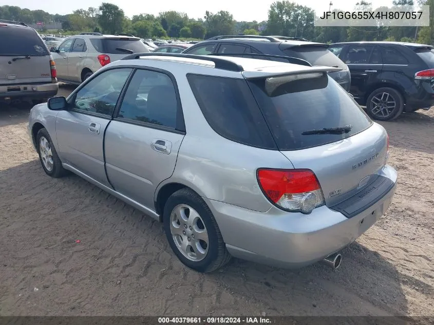 2004 Subaru Impreza 2.5Ts VIN: JF1GG655X4H807057 Lot: 40379661