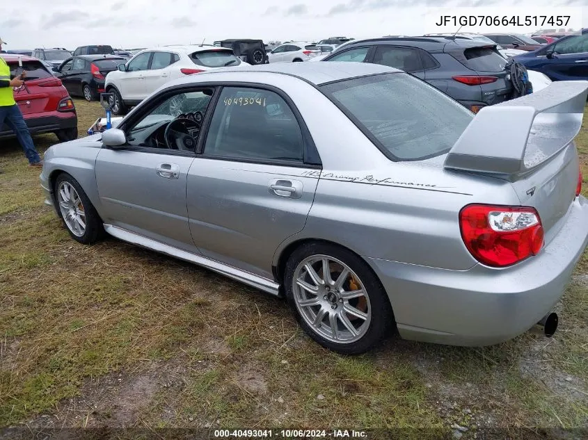 JF1GD70664L517457 2004 Subaru Impreza Wrx Sti