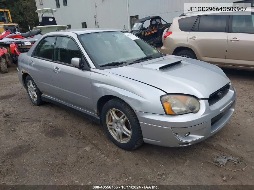 2004 Subaru Impreza Wrx VIN: JF1GD29664G509907 Lot: 40556756