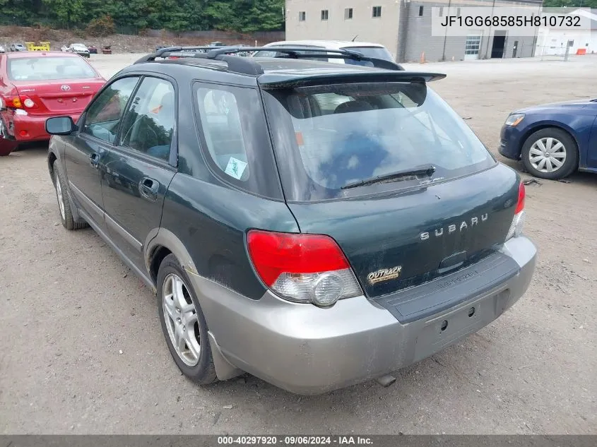 2005 Subaru Impreza Outback Sport Base W/Special Edition VIN: JF1GG68585H810732 Lot: 40297920