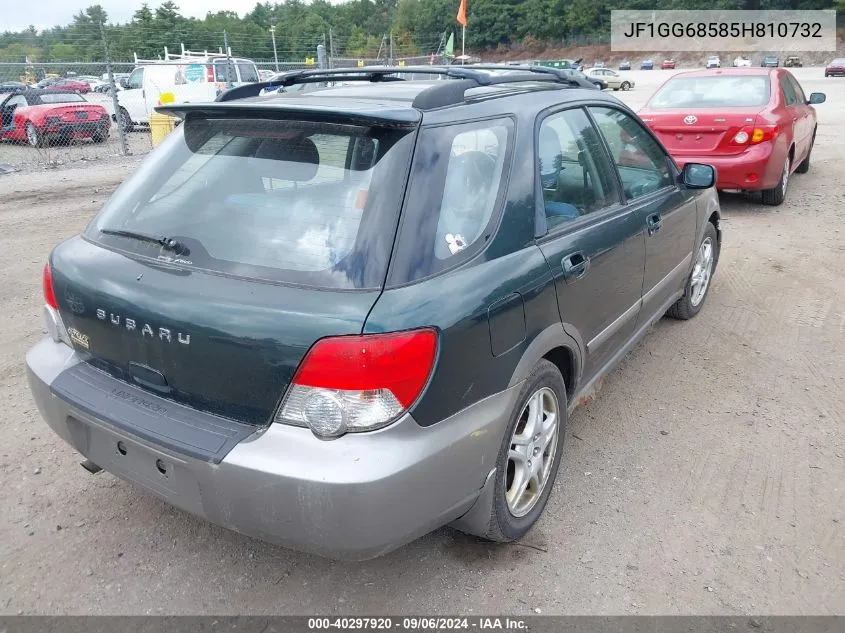 2005 Subaru Impreza Outback Sport Base W/Special Edition VIN: JF1GG68585H810732 Lot: 40297920