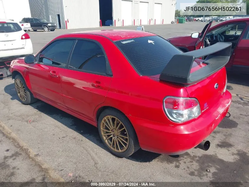 JF1GD67656H502261 2006 Subaru Impreza 2.5I