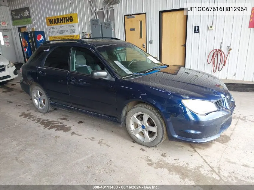 JF1GG67616H812964 2006 Subaru Impreza 2.5I