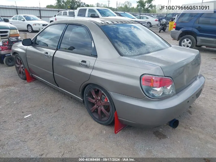 JF1GD79666G511091 2006 Subaru Impreza Wrx Tr