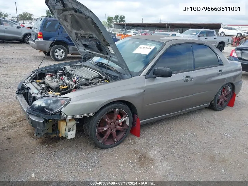 JF1GD79666G511091 2006 Subaru Impreza Wrx Tr