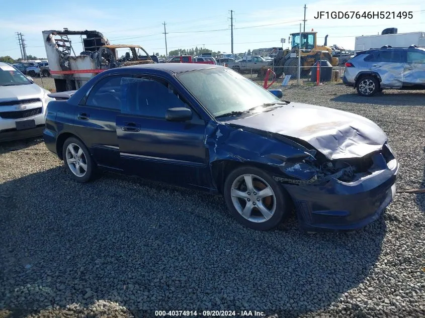 2006 Subaru Impreza 2.5I VIN: JF1GD67646H521495 Lot: 40374914