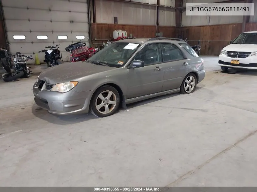 2006 Subaru Impreza 2.5I VIN: JF1GG67666G818491 Lot: 40395355