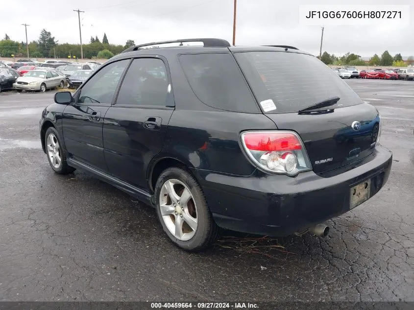 2006 Subaru Impreza 2.5I VIN: JF1GG67606H807271 Lot: 40459664