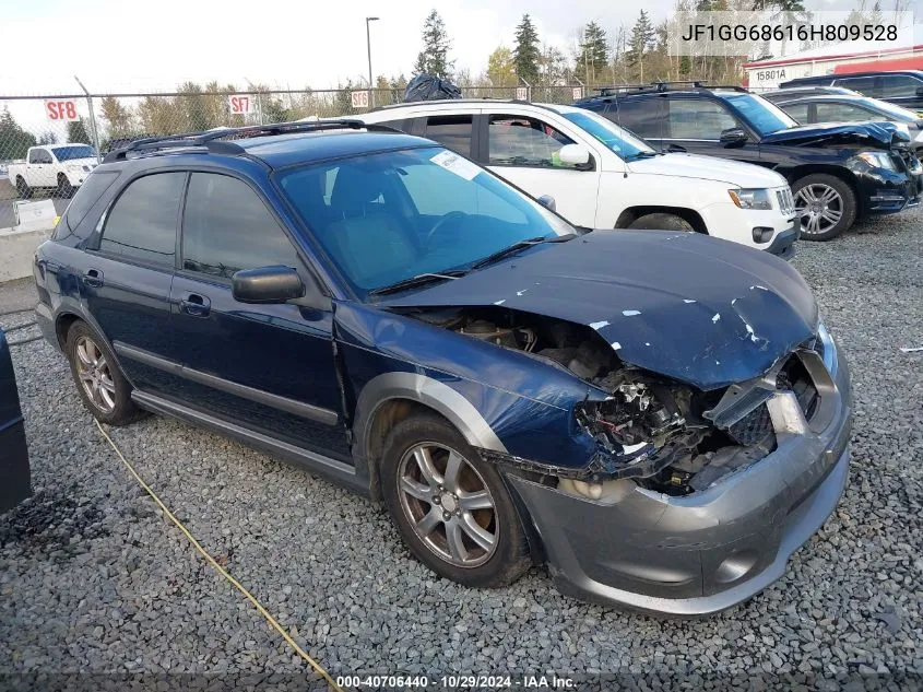 2006 Subaru Impreza Outback Sport VIN: JF1GG68616H809528 Lot: 40706440