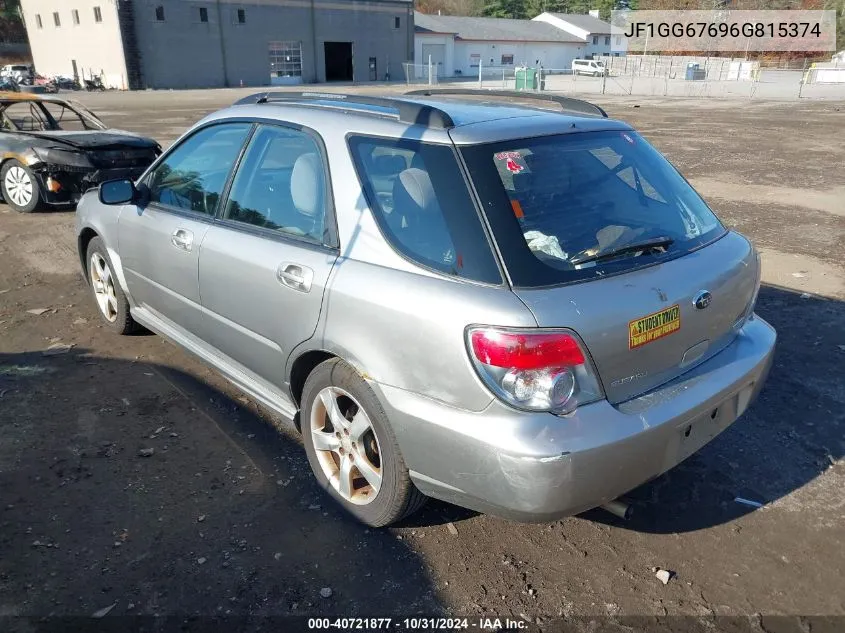 2006 Subaru Impreza I VIN: JF1GG67696G815374 Lot: 40721877