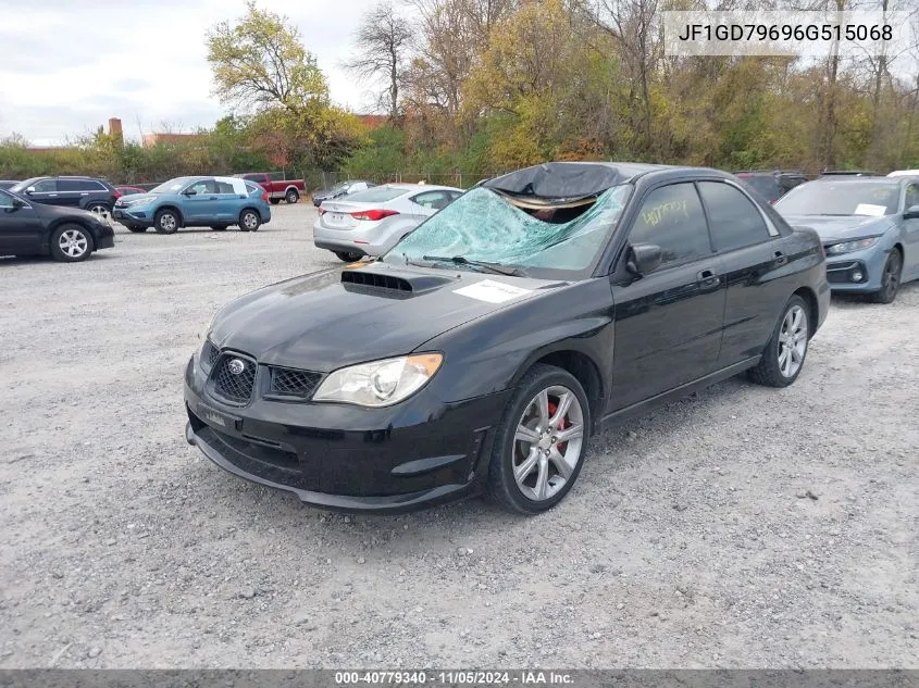 2006 Subaru Impreza Wrx Tr VIN: JF1GD79696G515068 Lot: 40779340