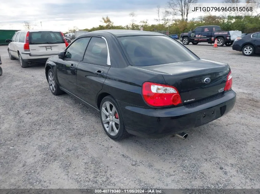 2006 Subaru Impreza Wrx Tr VIN: JF1GD79696G515068 Lot: 40779340