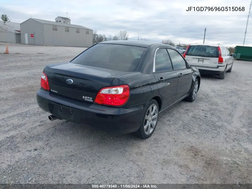 2006 Subaru Impreza Wrx Tr VIN: JF1GD79696G515068 Lot: 40779340