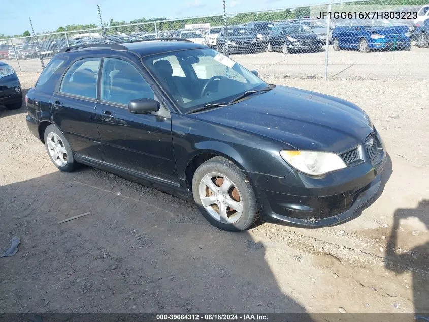 2007 Subaru Impreza 2.5I VIN: JF1GG616X7H803223 Lot: 39664312