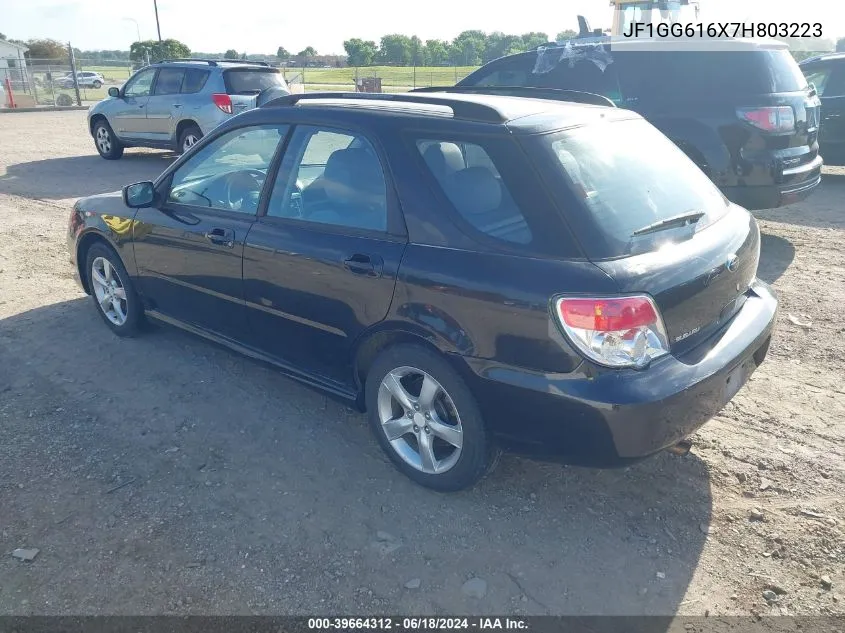 2007 Subaru Impreza 2.5I VIN: JF1GG616X7H803223 Lot: 39664312