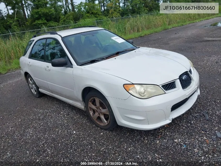 2007 Subaru Impreza 2.5I VIN: JF1GG61667H800660 Lot: 39984168