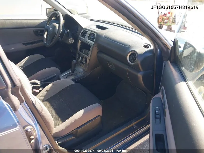 JF1GG61657H819619 2007 Subaru Impreza 2.5I