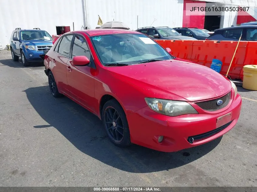 JF1GE61638G503987 2008 Subaru Impreza 2.5I