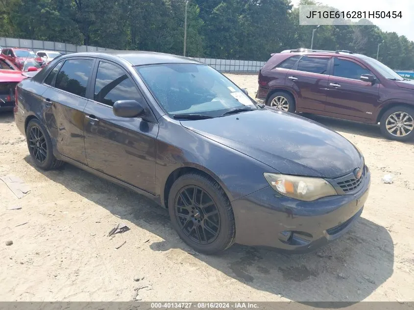 JF1GE616281H50454 2008 Subaru Impreza