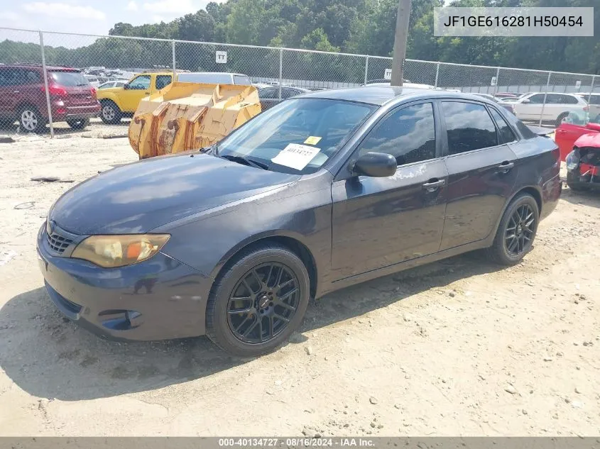 JF1GE616281H50454 2008 Subaru Impreza