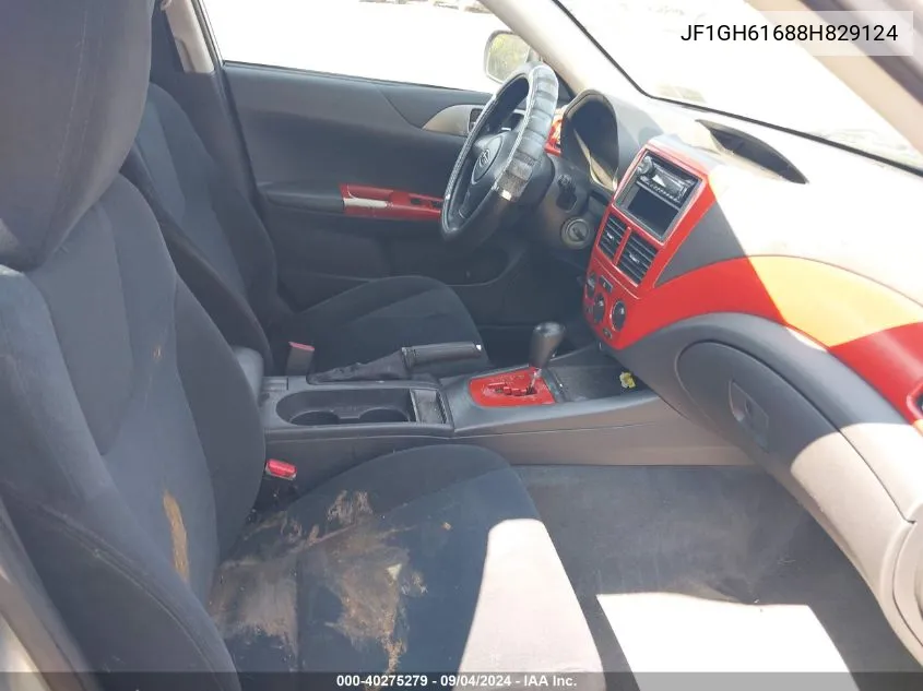 JF1GH61688H829124 2008 Subaru Impreza 2.5I