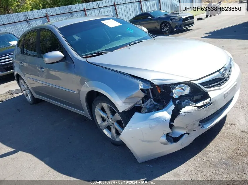 2008 Subaru Impreza Outback Sport VIN: JF1GH63638H823860 Lot: 40378774