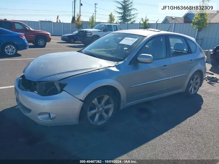 2008 Subaru Impreza Outback Sport Outback Sport VIN: JF1GH63668H832309 Lot: 40467362