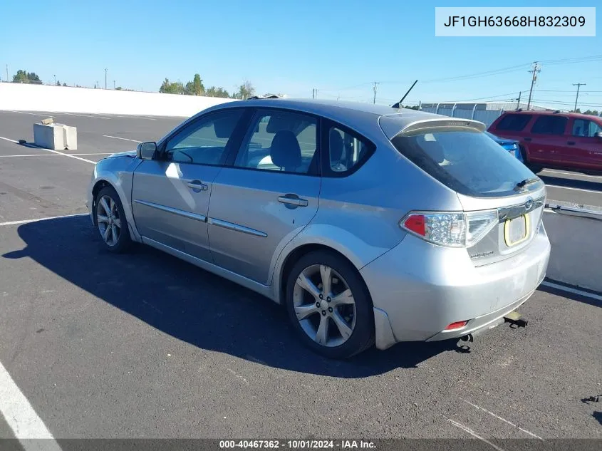 2008 Subaru Impreza Outback Sport Outback Sport VIN: JF1GH63668H832309 Lot: 40467362