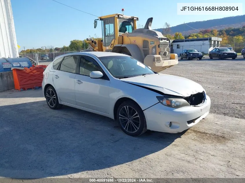 2008 Subaru Impreza 2.5I VIN: JF1GH61668H808904 Lot: 40591698